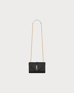 YSL SAINT LAURENT Envelop Small Bag | 圣罗兰 手袋 (Black)