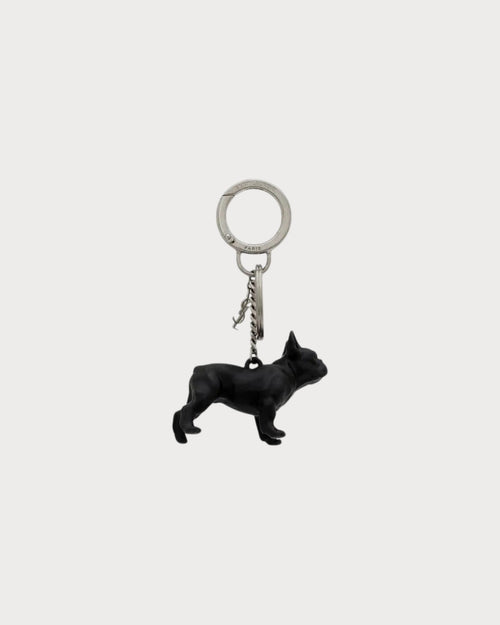 YSL SAINT LAURENT Pepe Keyring | 聖羅蘭 鎖匙扣 (黑色)