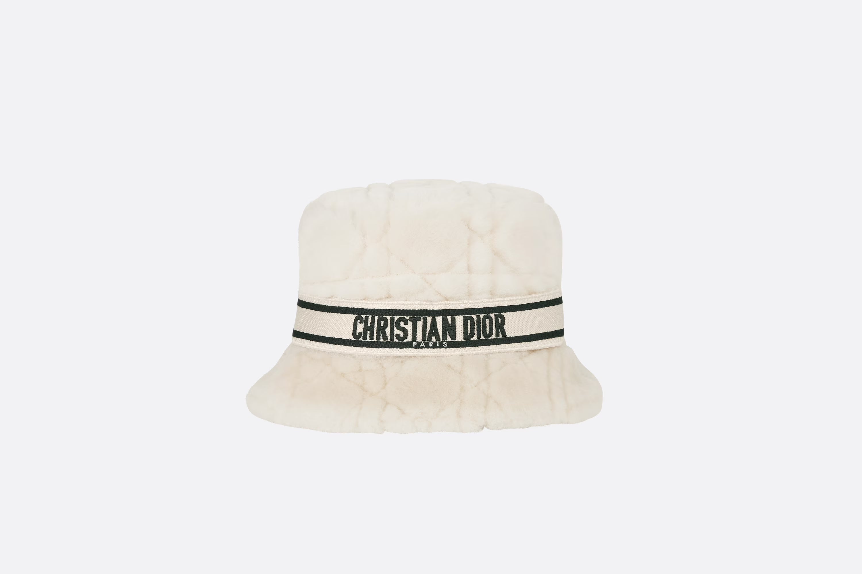 CHRISTIAN DIOR D-Bobby Cannage Brim Bucket Hat Oblique Canvas