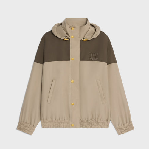 CELINE Triomphe Windbreaker in Nylon Beige | 賽琳 外套 (米色)