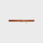 CELINE Elegant Charm Belt Tan | CELINE belt (18mm/brown)