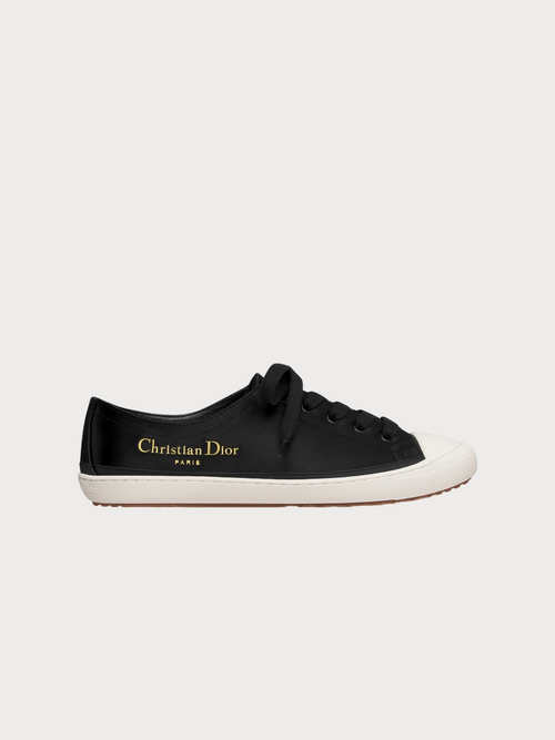 CHRISTIAN DIOR Dior Lucky Sneaker Satin(Black)
