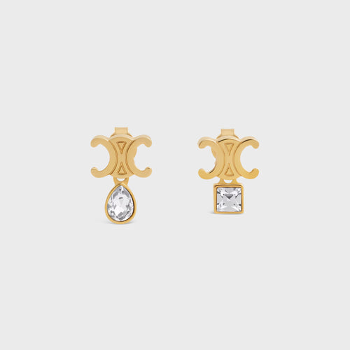CELINE Triomphe Twinkle Earrings | 賽琳 耳環 (金色)