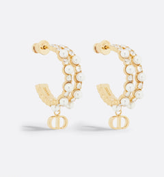 CHRISTIAN DIOR Petit CD Treasure Earrings | Dior earrings (multi-color) 