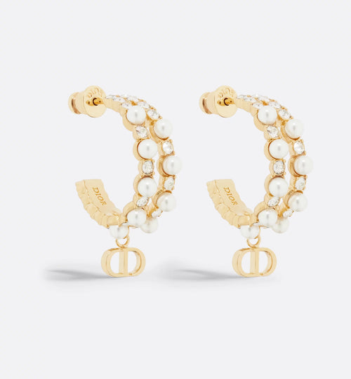 CHRISTIAN DIOR Petit CD Treasure Earrings | Dior earrings (multi-color) 