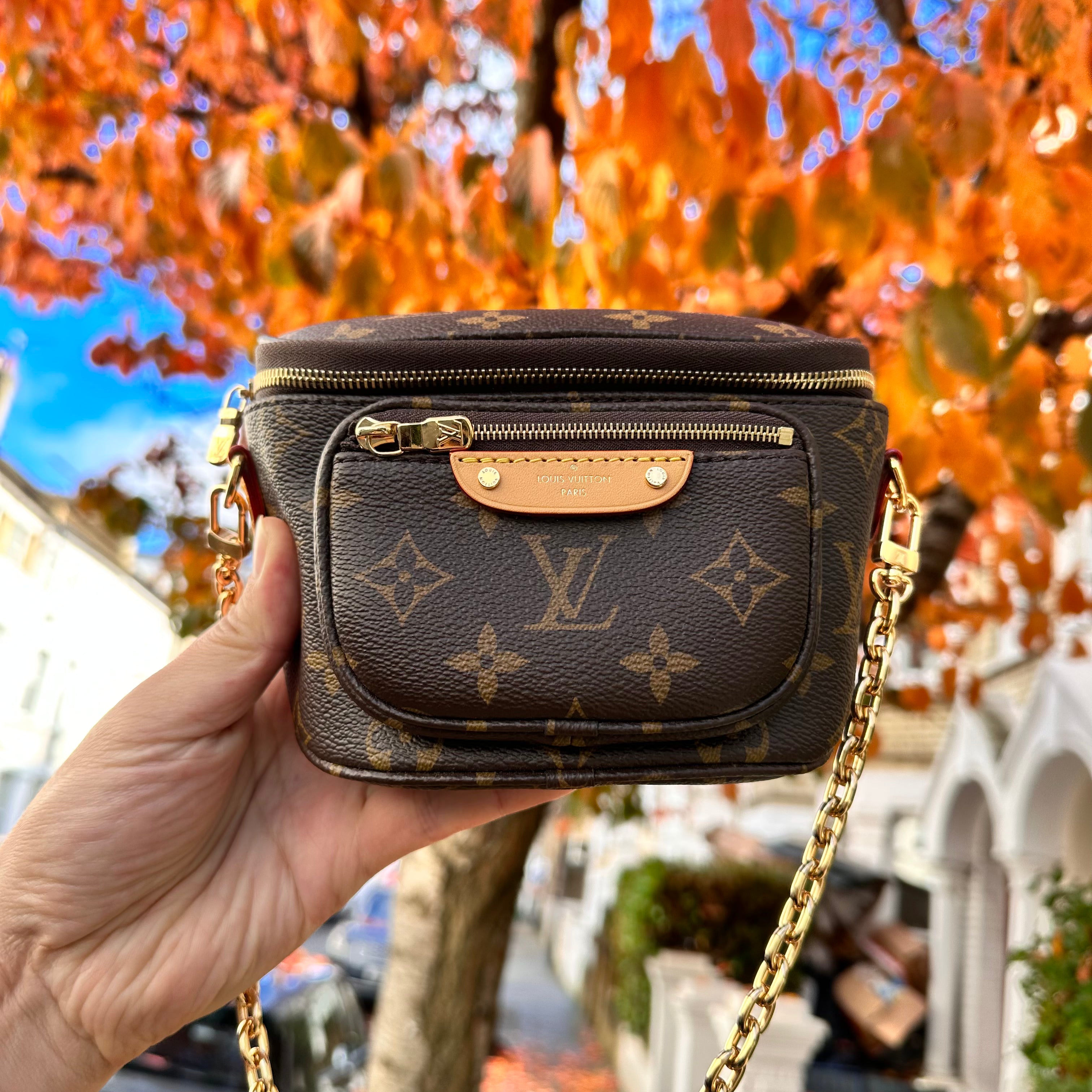 LOUIS VUITTON M82335 Bumbag Monogram Coated Canvas(Mini/Brown