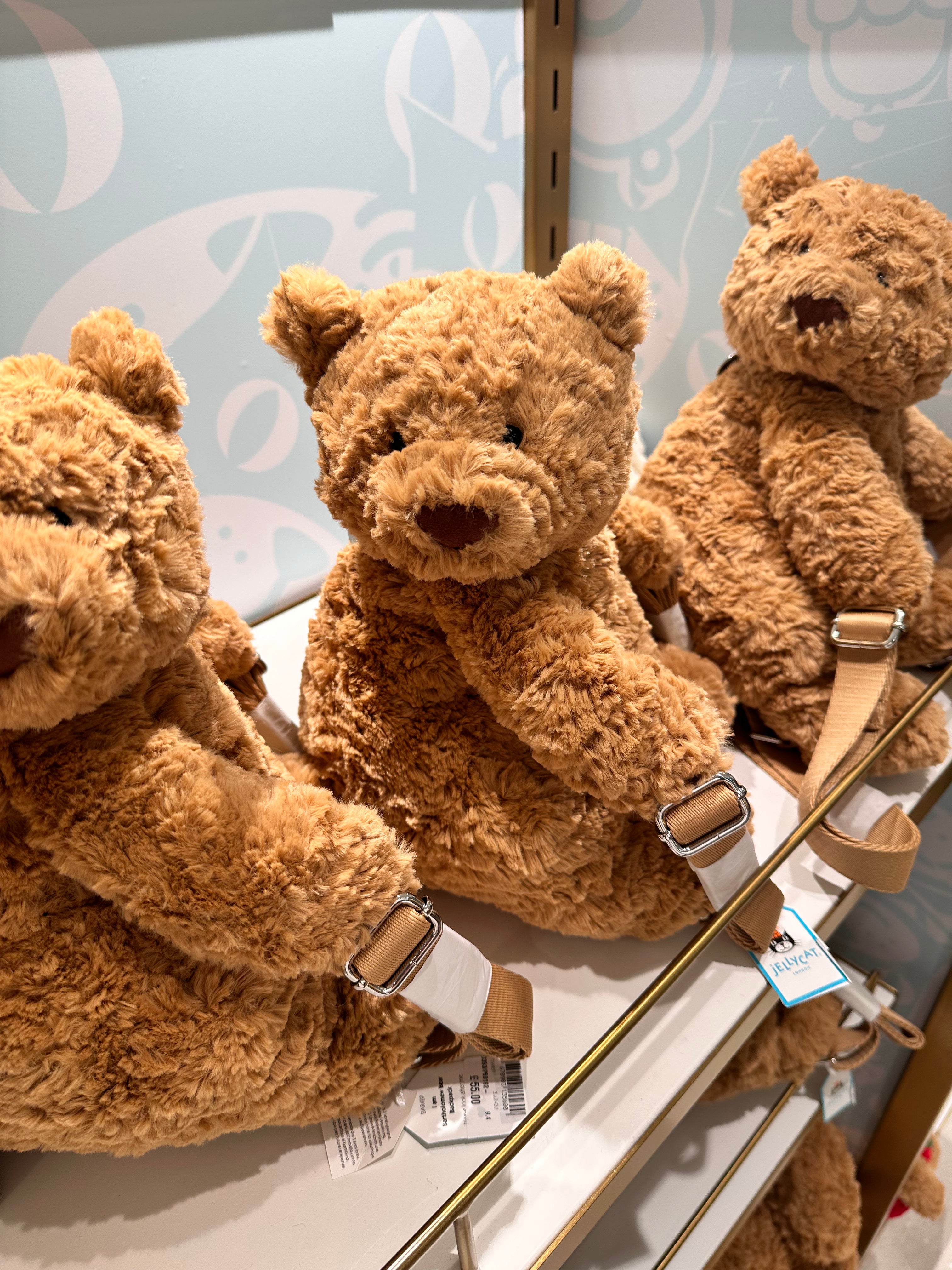 JELLYCAT Bartholomew Bear Backpack(Brown) | LONDONKELLY