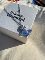 VIVIENNE WESTWOOD Rina Pendant Necklace | VIVIENNE WESTWOOD Rina Pendant Necklace (pink purple)