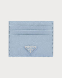 PRADA 1MC025 Saffiano Leather Triangle Logo Card Holder(Many)