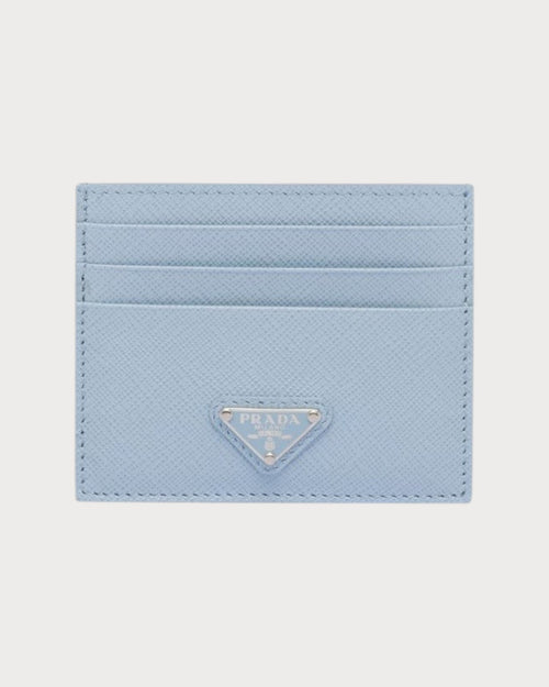 PRADA 1MC025 Saffiano Leather Triangle Logo Card Holder(Many)
