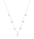 PERSEE Yellow Gold and Diamond 7-Stone Danae Necklace | 黃金鑽石七顆石頸鏈 (黃金款)