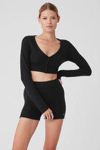 ALO YOGA Cropped Me Time Cardigan | 短版開襟毛衣 (多色) - LondonKelly 英國名牌代購