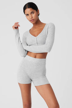 ALO YOGA Cropped Me Time Cardigan | 短版開襟毛衣 (多色) - LondonKelly 英國名牌代購