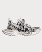 BALENCIAGA (M) 3XL Sneakers Trainers(Black/White) - LONDONKELLY 英國名牌代購