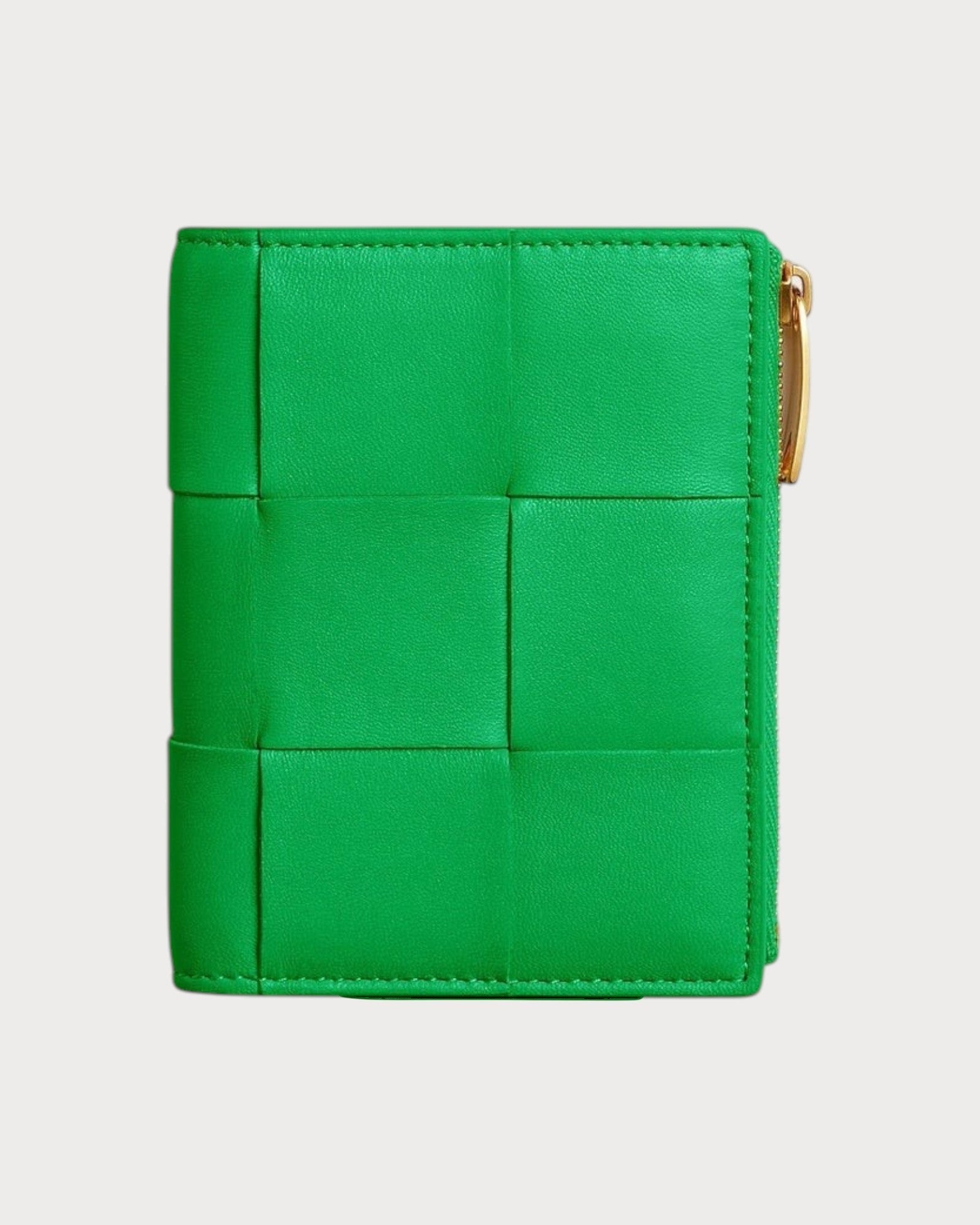 BOTTEGA VENETA BV Bi-Fold Zip Wallet Leather(Small/3 Colors