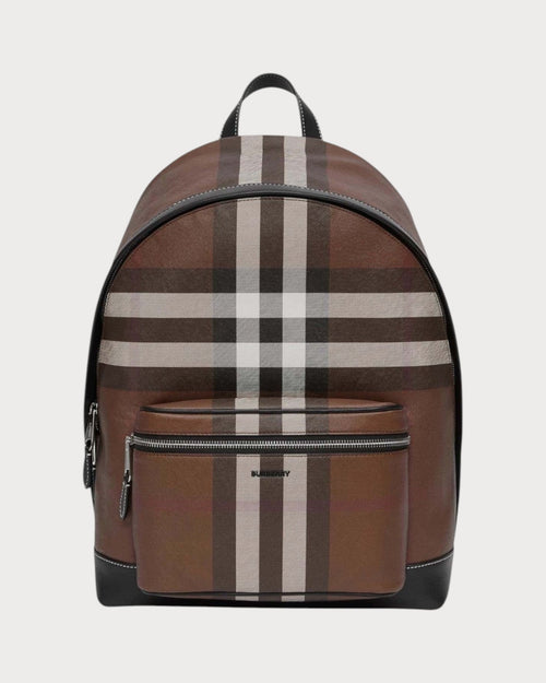 BURBERRY Check Backpack | 博柏利 背囊 (啡色) - LONDONKELLY 英国名牌代购