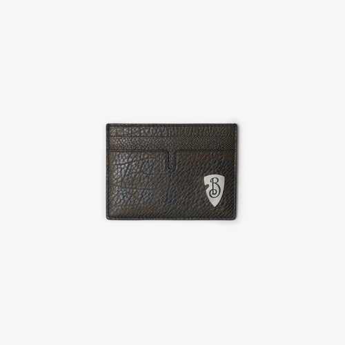 BURBERRY Men's B Shield Card Case | 博柏利 男仕卡套 (深啡色) - LondonKelly 英國名牌代購