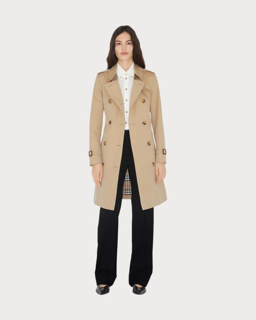 BURBERRY Mid - Length Chelsea Heritage Trench Coat | 博柏利 外套 (啡色) - LONDONKELLY 英国名牌代购