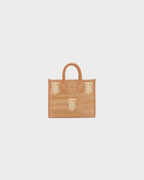 BURBERRY Mini Freya Tote | 博柏利 草编袋 (迷你/啡色)