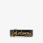 BURBERRY Reversible Leather Signature Belt Black/soap | 博柏利 雙面皮帶 (黑色) - LondonKelly 英國名牌代購
