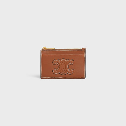 CELINE Cuir Triomphe Zipped Card Holder | 賽琳 卡套 (多色) - LondonKelly 英國名牌代購