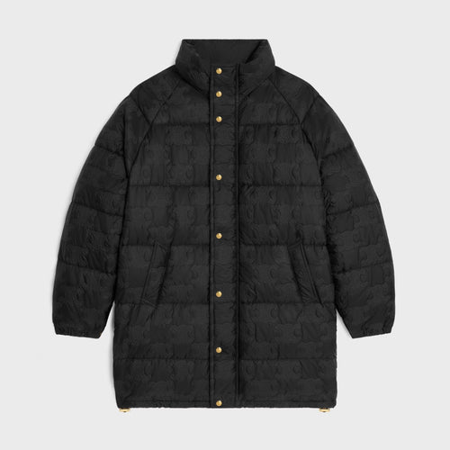 CELINE Long Triomphe Down Jacket in Lightweight | 賽琳 外套 (黑色) - LondonKelly 英國名牌代購