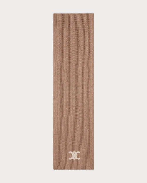 CELINE Triomphe Scarf | 赛琳 颈巾 (Camel)