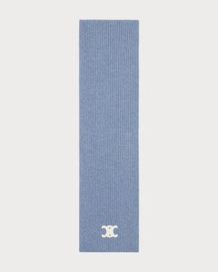 CELINE Triomphe Scarf | 赛琳 颈巾 (Blue)