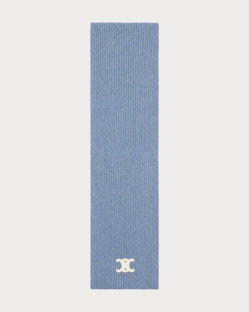 CELINE Triomphe Scarf | 赛琳 颈巾 (Blue)