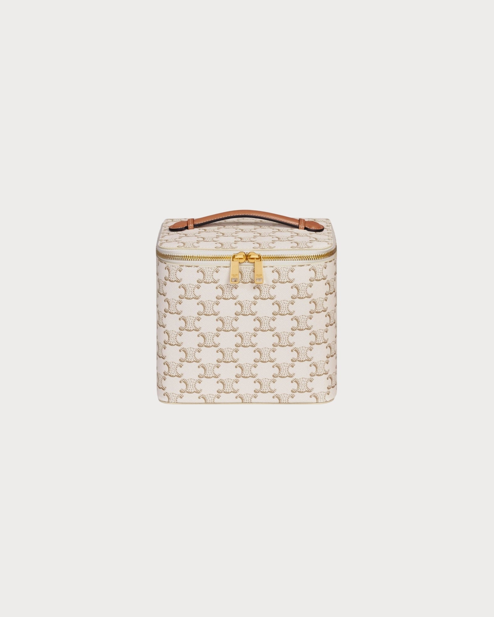 CELINE Square Vanity Case Triomphe Canvas(2 Colors) | LONDONKELLY