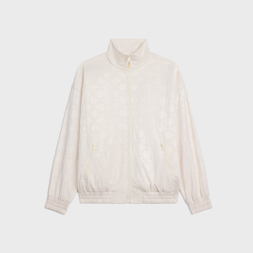 CELINE Track Suit Jacket in Triomphe Jersey | 賽琳 外套 (米色) - LondonKelly 英國名牌代購