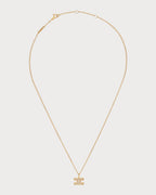 CELINE Triomphe Rhinestone Necklace Brass(2 Colors) - LONDONKELLY 英国名牌代购