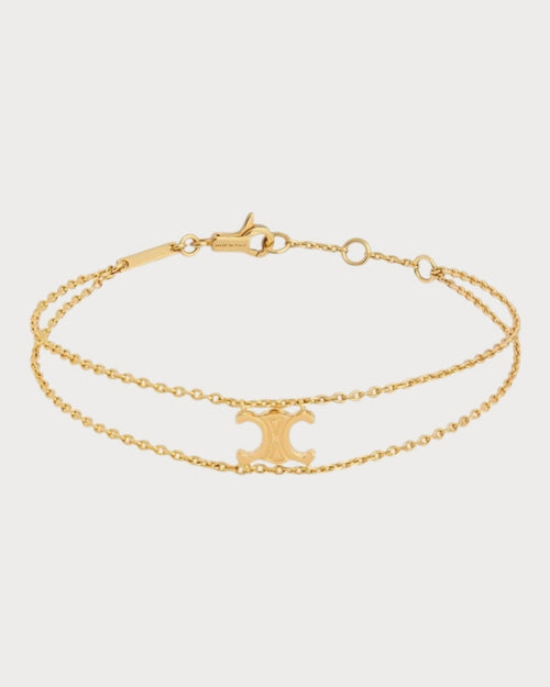 CELINE Triomphe Suspended Bracelet(Gold) - LONDONKELLY 英國名牌代購