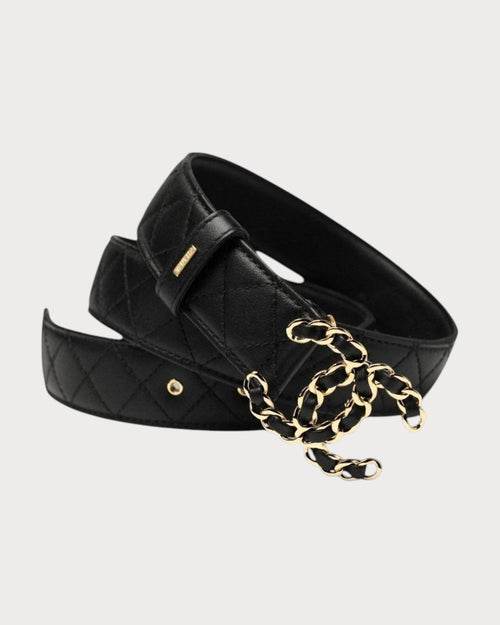 Chanel A73463 Calfskin Belt | 香奈兒 皮帶 (黑色) - LONDONKELLY 英國名牌代購