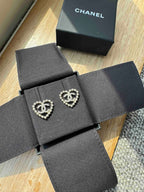 CHANEL ABF482 Heart CC Earrings Crystal(Gold) - LONDONKELLY 英國名牌代購