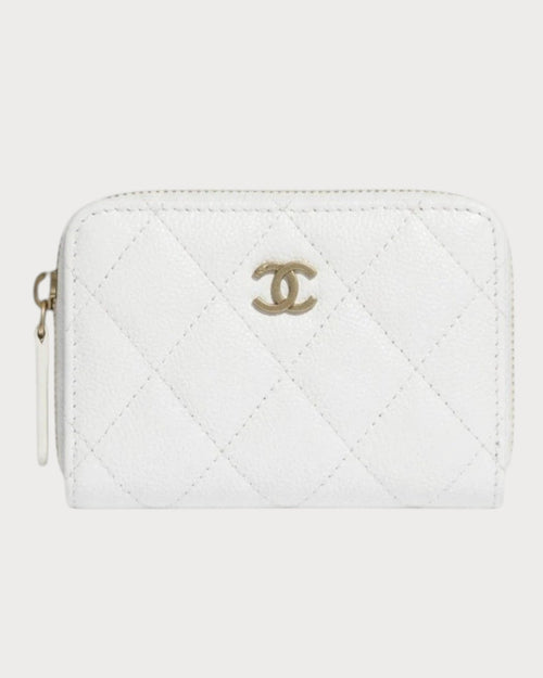 CHANEL AP0216 Classic Zipped Coin Purse Grained Calfskin | 香奈儿 拉链银包 (黑色) - LONDONKELLY 英国名牌代购