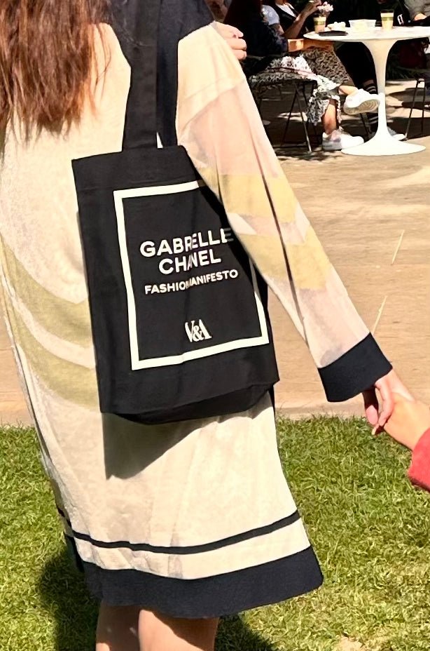 CHANEL V&A Fashion Manifesto Eco Bag Cotton(Black) | LONDONKELLY