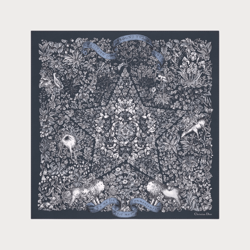 CHRISTIAN DIOR Around the World 90 Square Scarf(2 Colors) - LONDONKELLY 英國名牌代購