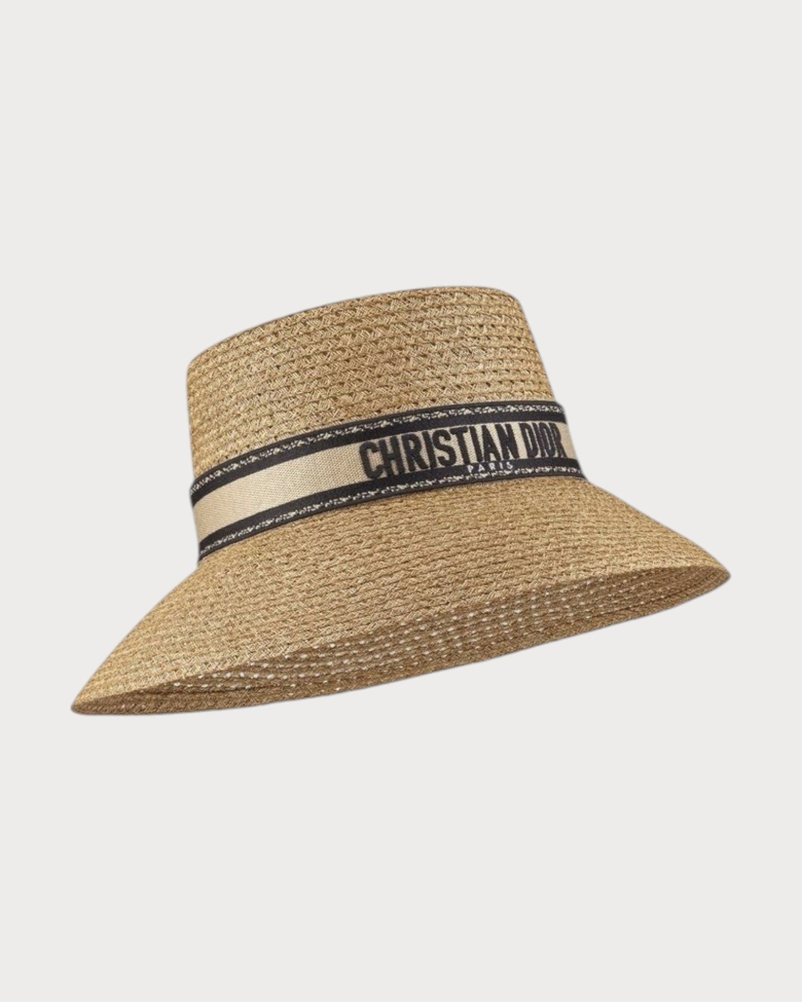 CHRISTIAN DIOR D-Bobby Brim Hat Oblique Canvas(Large/Natural