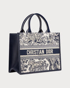 CHRISTIAN DIOR Dior Book Tote Cowhide Leather(Medium/Blue) - LONDONKELLY 英国名牌代购