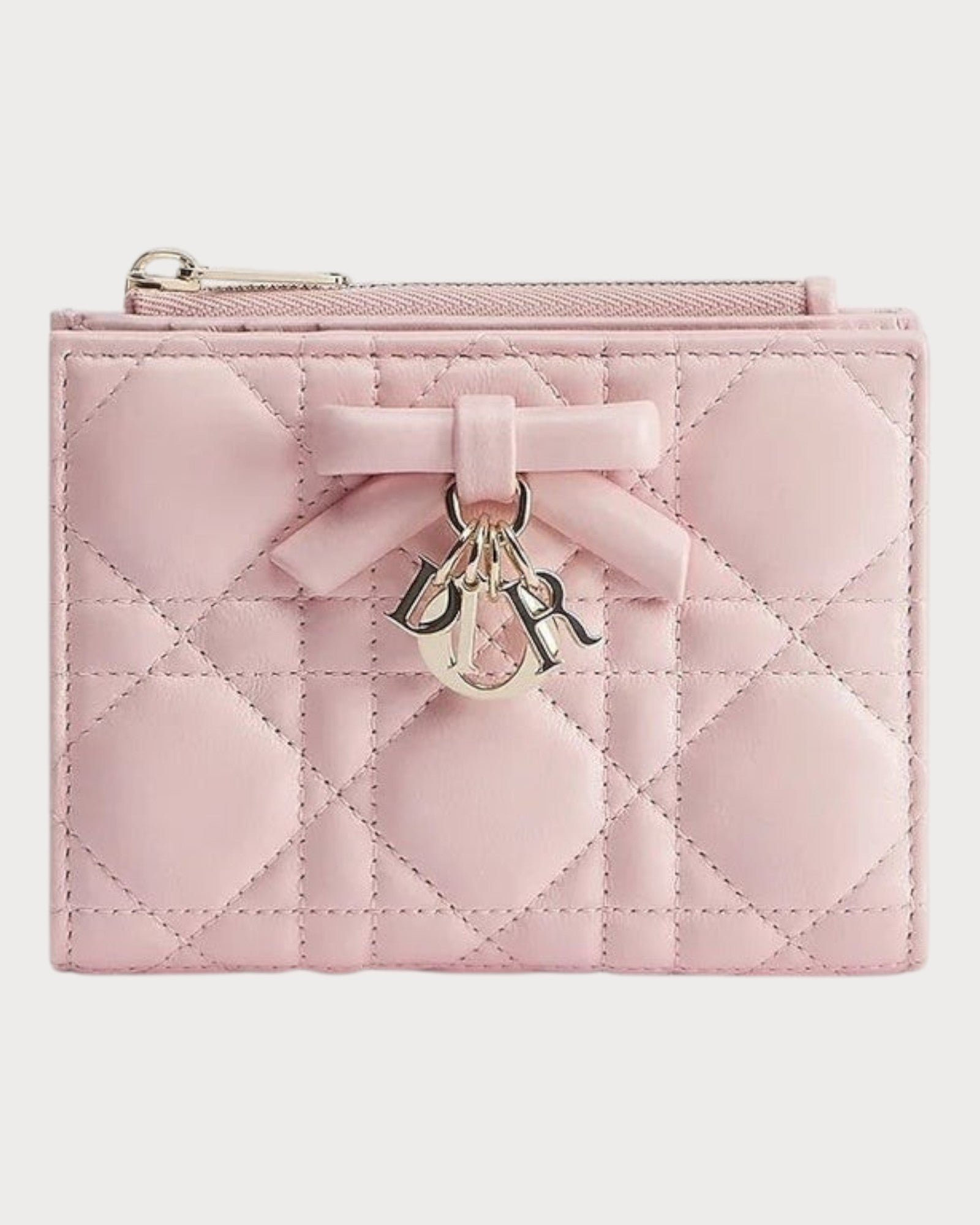 Dior Lady Dior Medium Wallet ピンク S6037ONMJM51U_E01-3?$