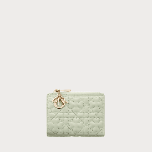 CHRISTIAN DIOR Lady Dior Dahlia Wallet with Clover Motif(2 Colors) - LONDONKELLY 英國名牌代購