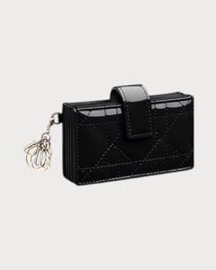 CHRISTIAN DIOR Lady Dior Jasmine Card Holder Calfskin | 迪奧 卡套銀包 (多色) - LONDONKELLY 英國名牌代購