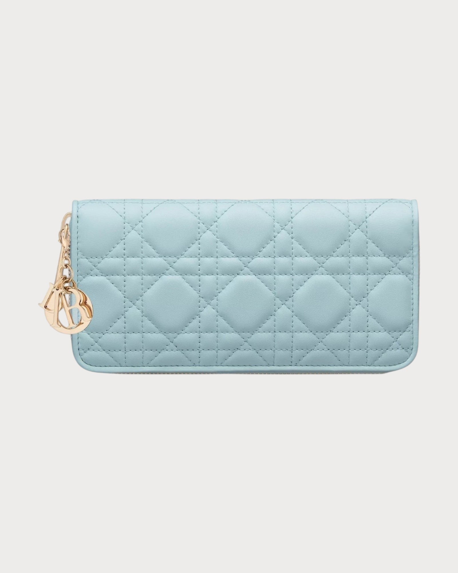 CHRISTIAN DIOR Lady Dior Voyageur Wallet Lambskin(4 Colors