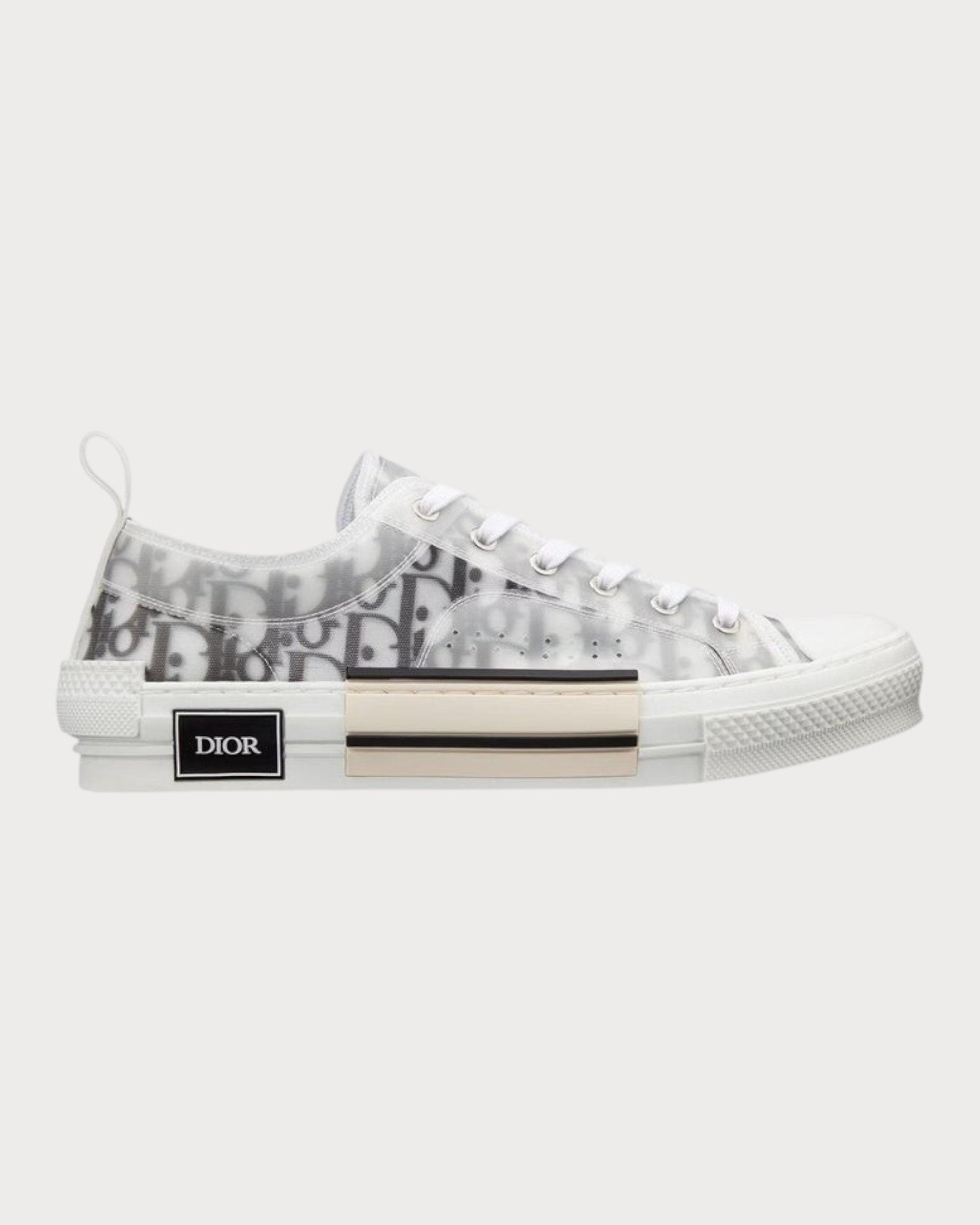 CHRISTIAN DIOR Men's B23 Low-Top Sneaker Oblique Jacquard(Black
