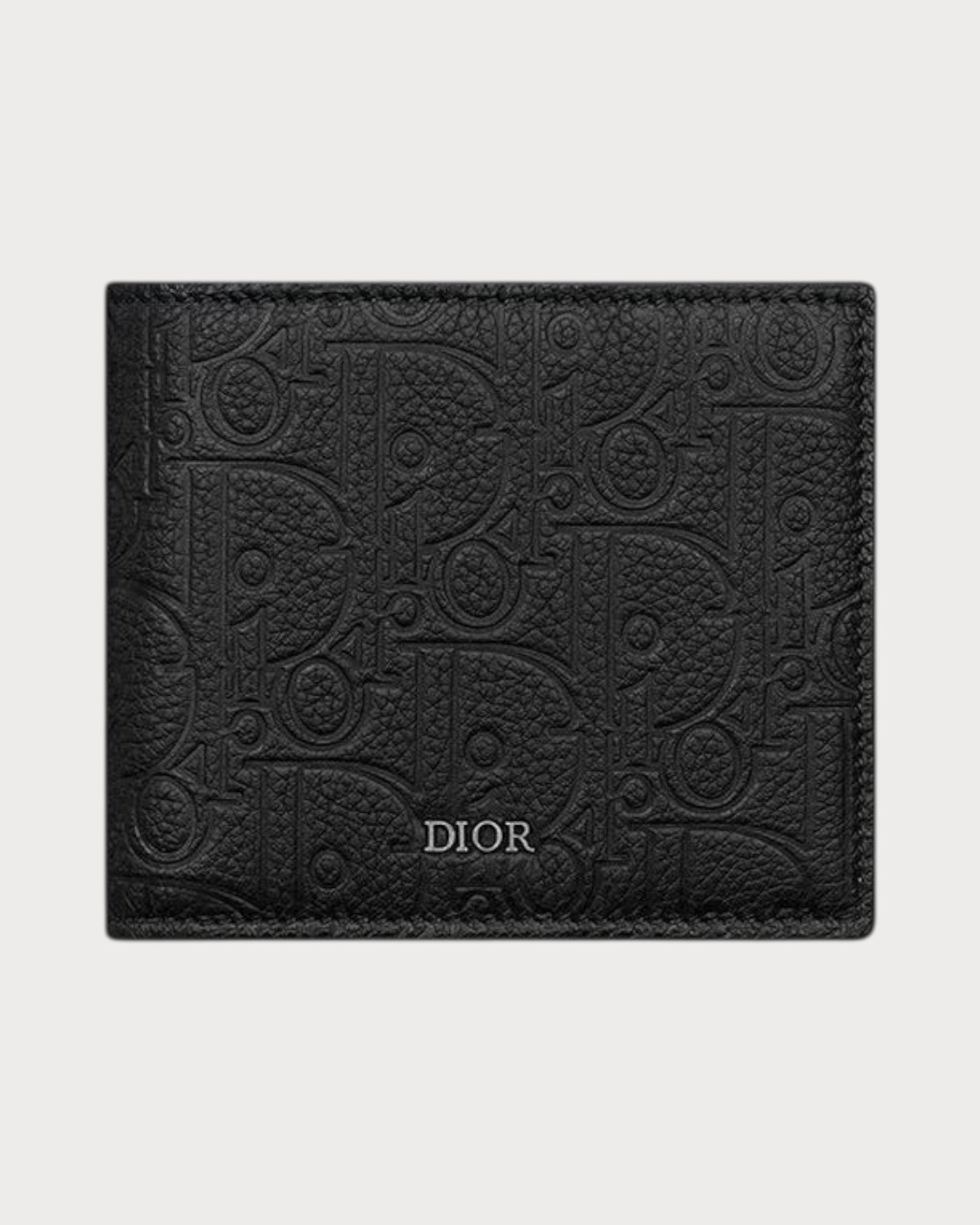 CHRISTIAN DIOR Men's Bifold Wallet Leather(Black) | LONDONKELLY