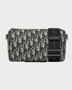 CHRISTIAN DIOR Men's Roller Messenger Bag | 迪奥 邮差袋 (蓝色老花) - LONDONKELLY