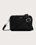 CHRISTIAN DIOR Men's Zipped Pouch with Strap | 迪奥 男仕手袋 (黑色) - LONDONKELLY 英国名牌代购