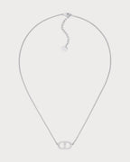 CHRISTIAN DIOR Petit CD Necklace | 迪奥 颈链 (银色) - LONDONKELLY 英国名牌代购