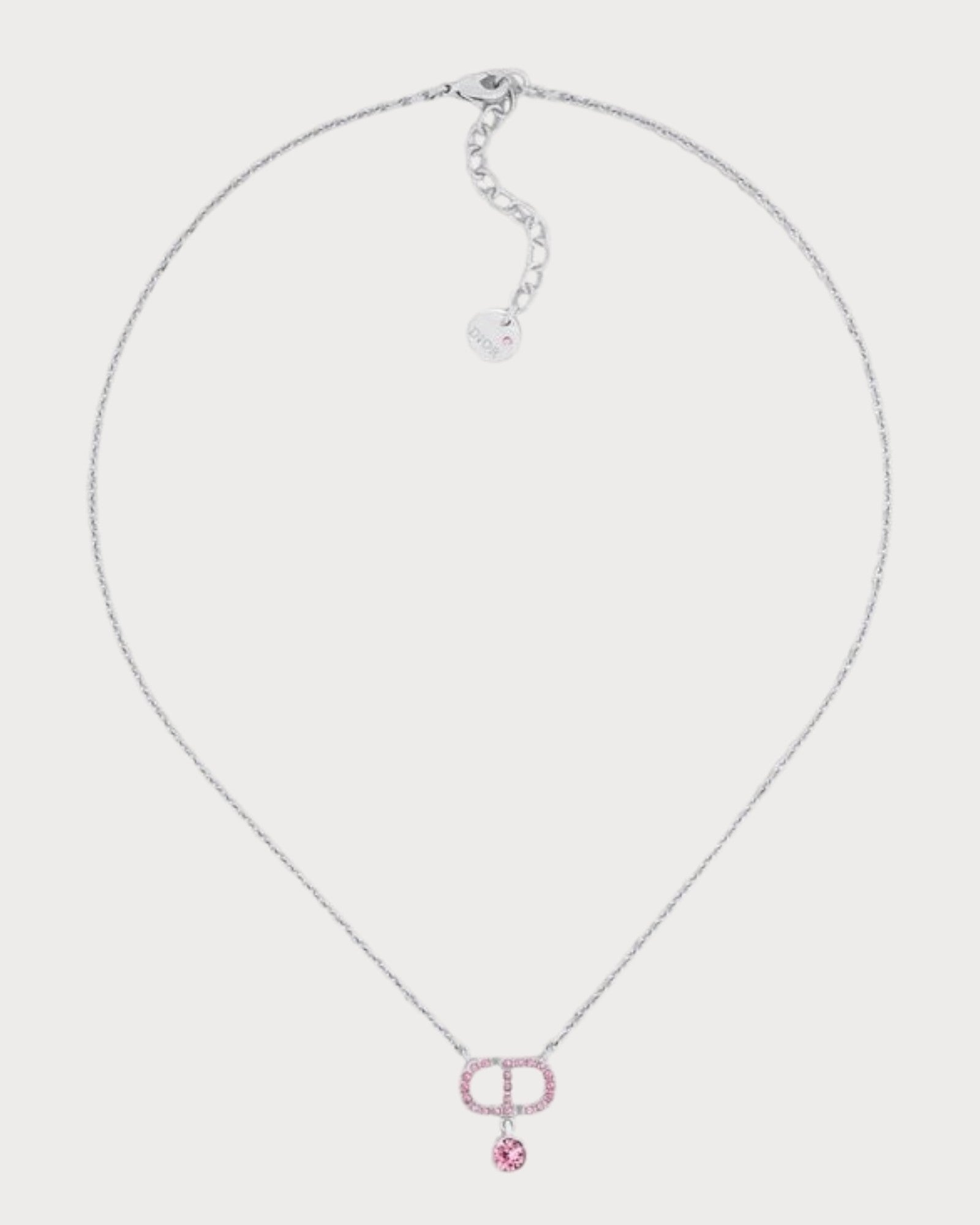 CHRISTIAN DIOR Petit CD Necklace Gold-Finish Metal(2 Colors